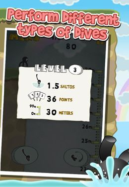 Crazy Stickman Diving Premium for iPhone for free
