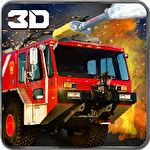 911 rescue fire truck: 3D simulator icon
