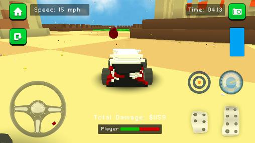 Blocky demolition derby pour Android