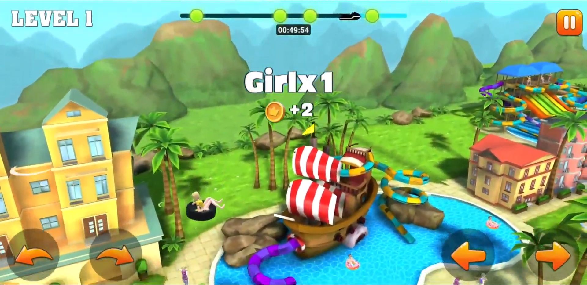 Pool Ride - Water Park Racing screenshot 1