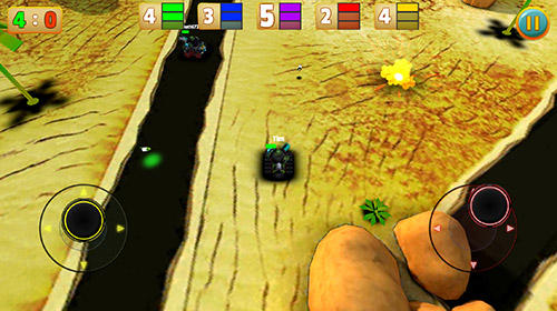 Micro tanks online: Multiplayer arena battle für Android