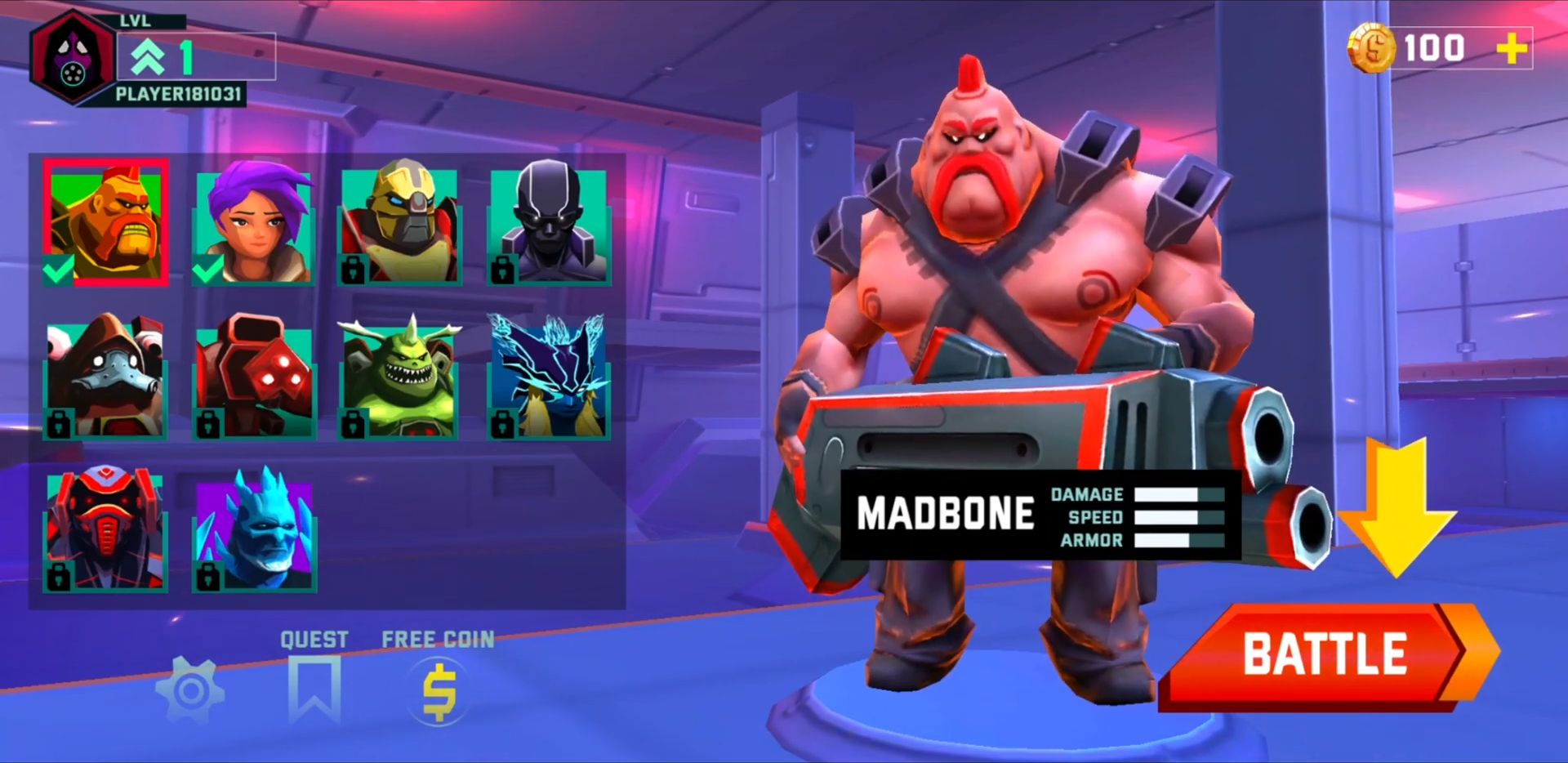 Mad Heroes - Battle Royale Hero Shooter screenshot 1