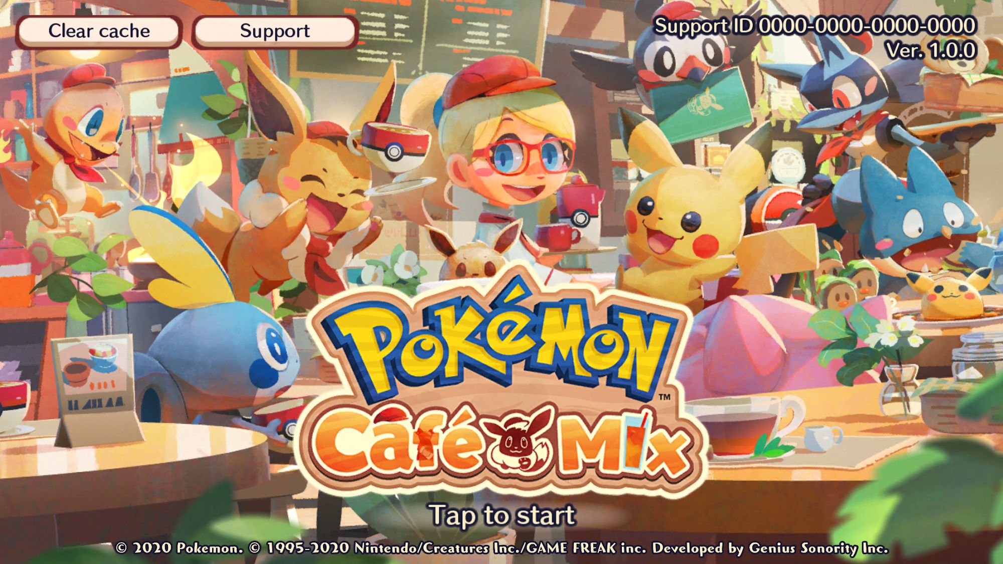 Pokémon Café Mix скріншот 1