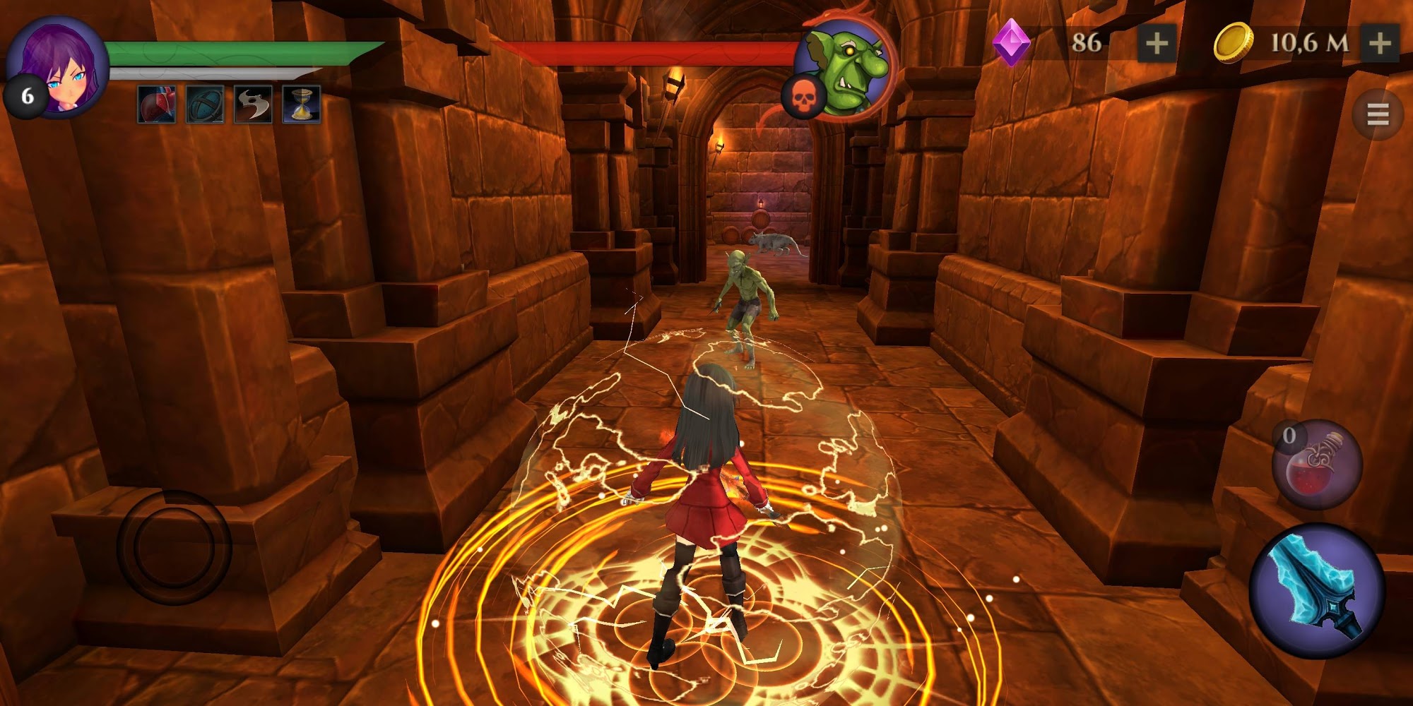School Girl: Dungeon RPG screenshot 1