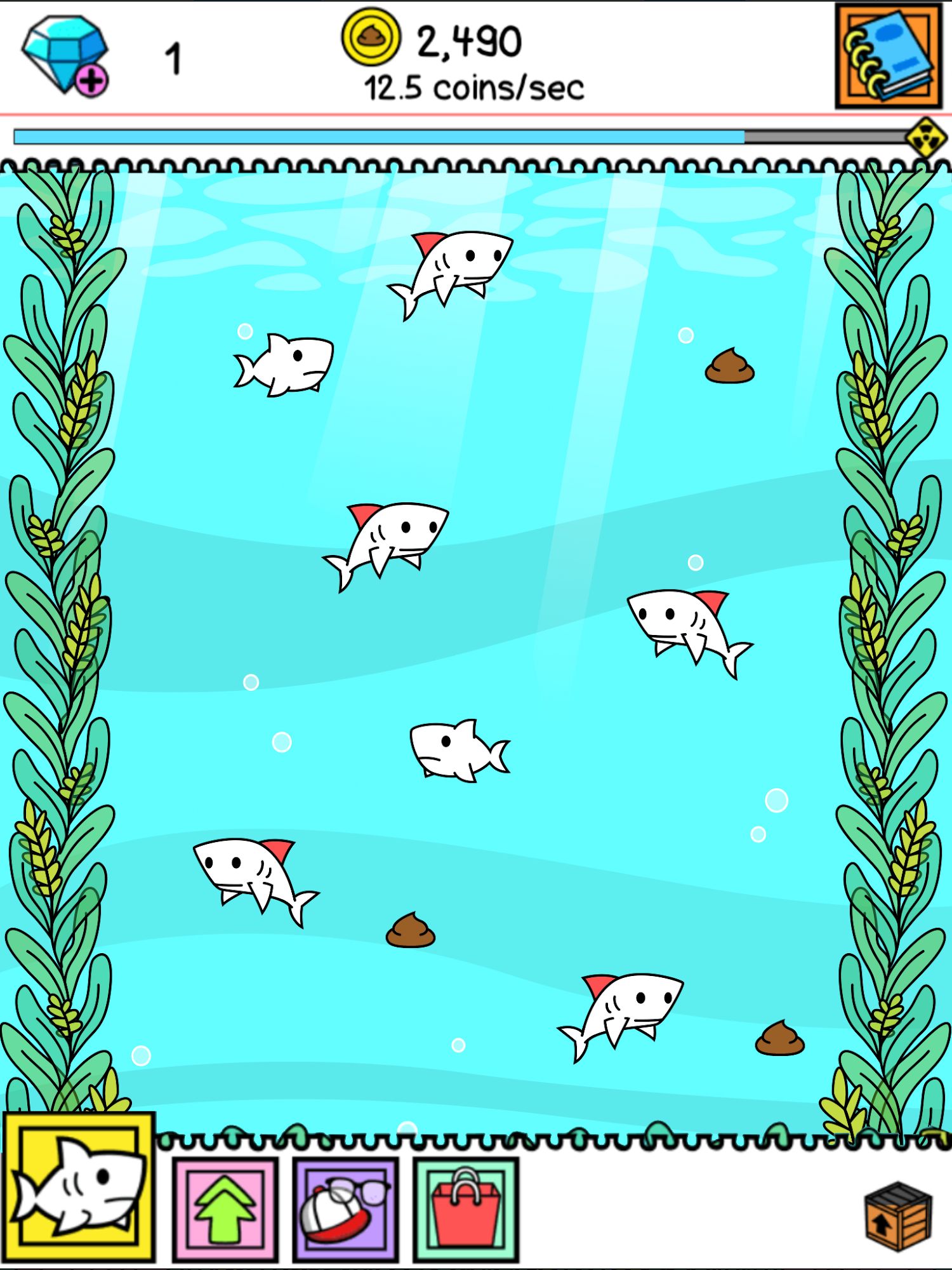 Download game Shark Evolution - Fierce Shark Making Clicker for Android ...