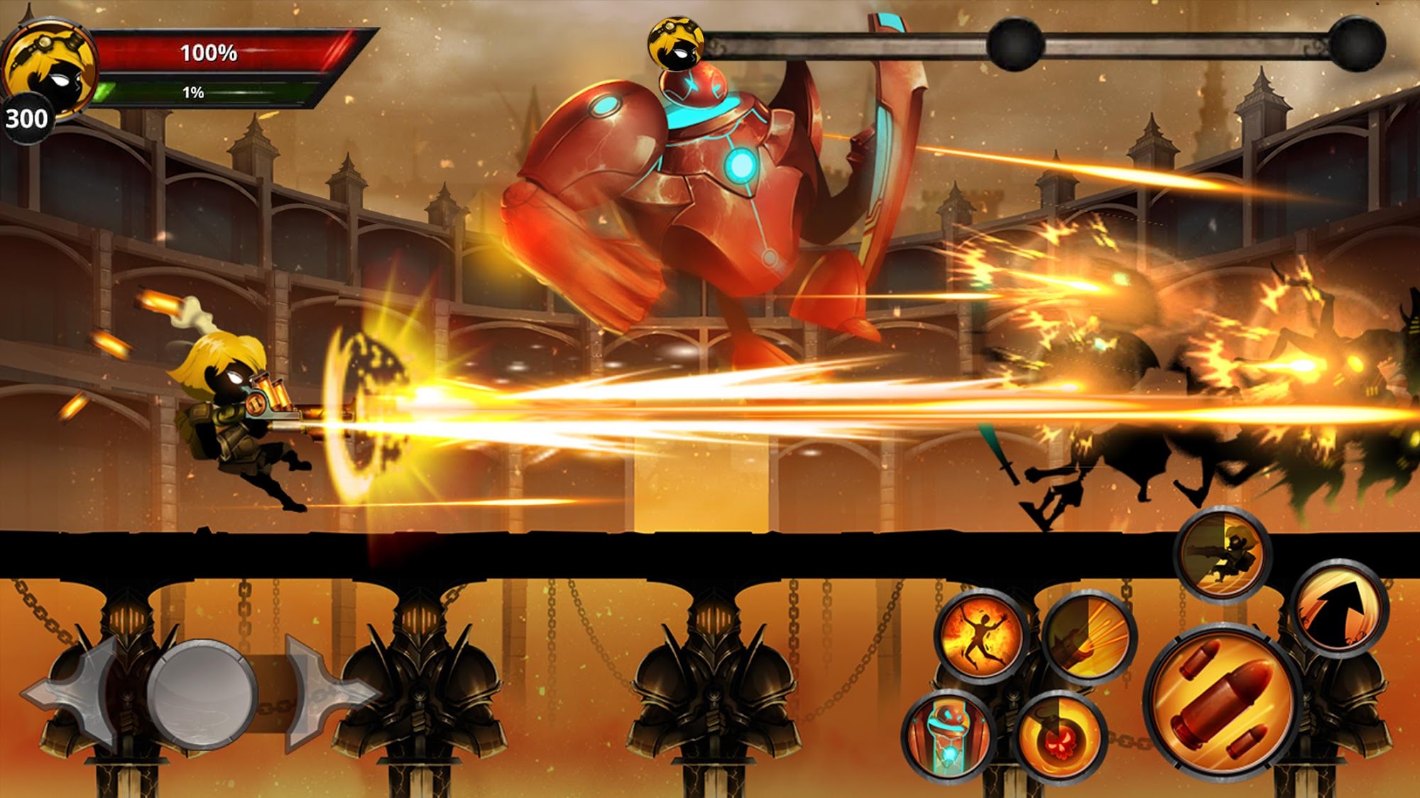 Stickman Legends: Shadow War Offline Fighting Game captura de tela 1