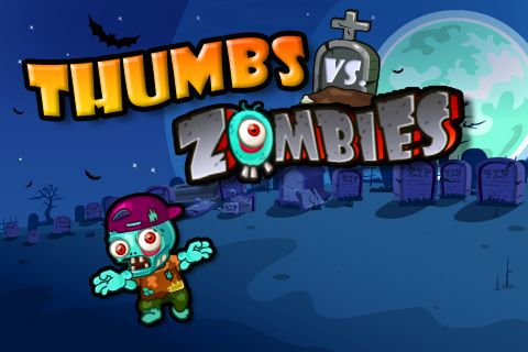 logo Zombies vs. thumbs