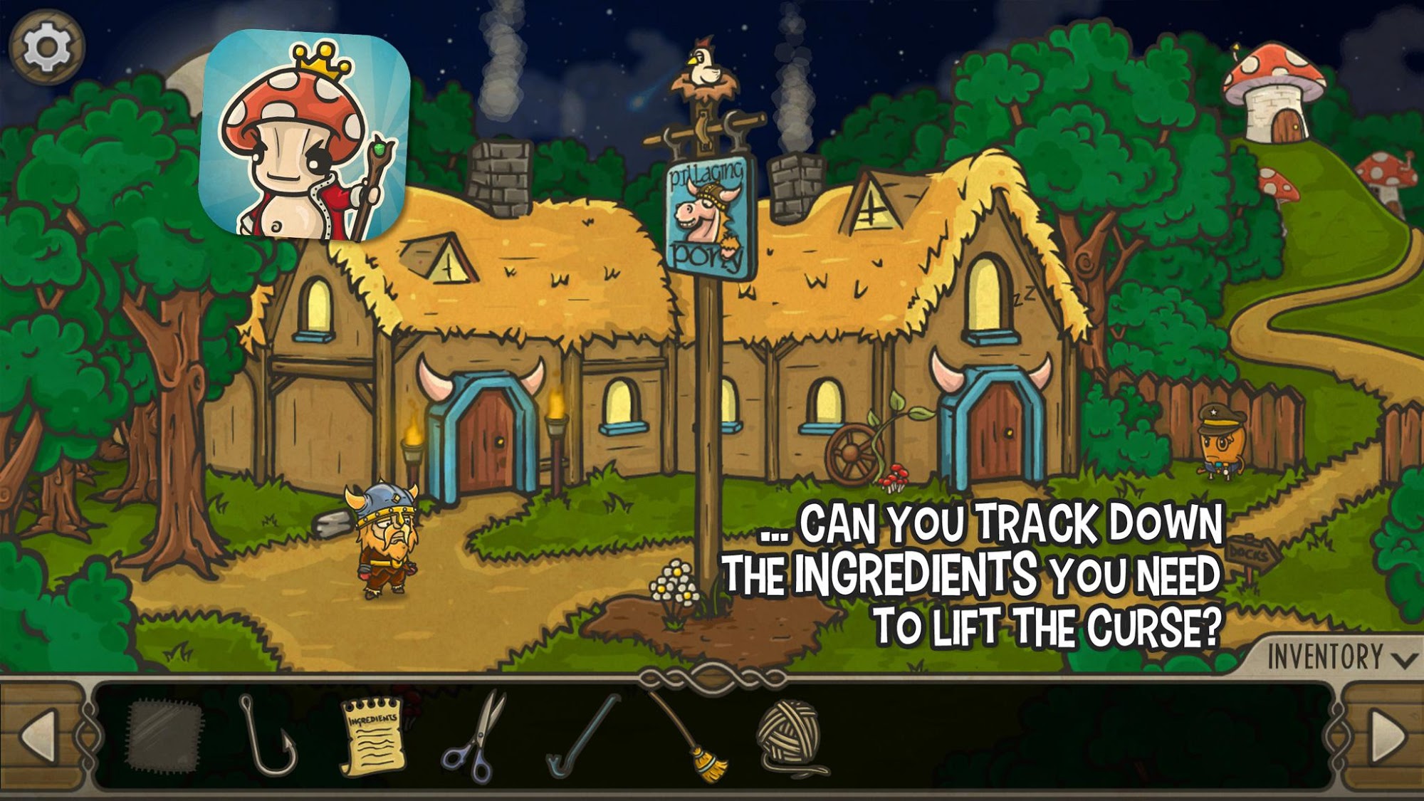 The Curse of the Mushroom King para Android