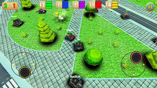 Micro tanks online: Multiplayer arena battle capture d'écran 1