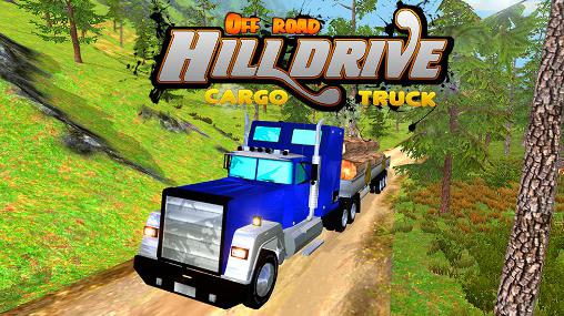 Off road hill drive: Cargo truck icon