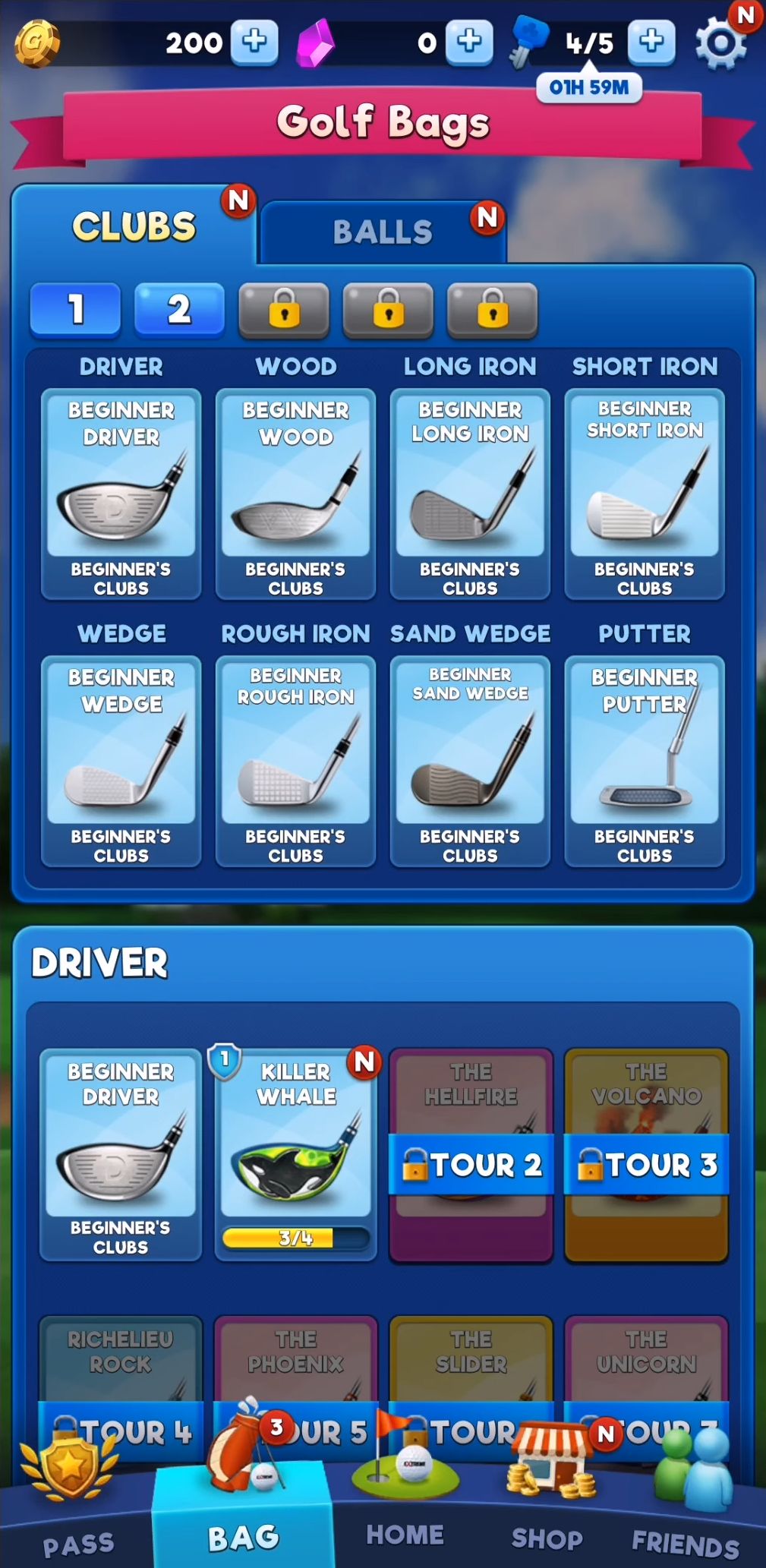 Extreme Golf - 4 Player Battle скриншот 1