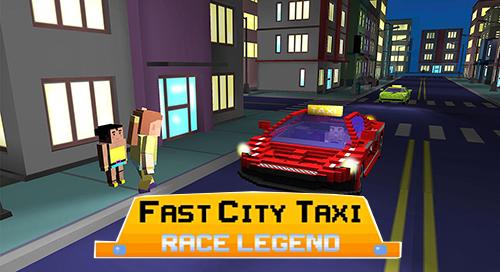 Fast city taxi race legend captura de tela 1