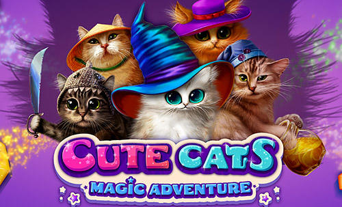 Cute cats: Magic adventure captura de tela 1