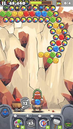Bubble shooter: Treasure pop captura de pantalla 1