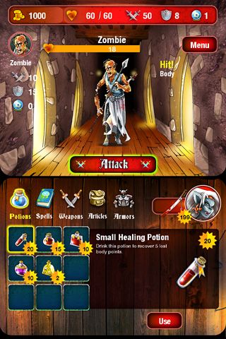 Mighty dungeons for iPhone