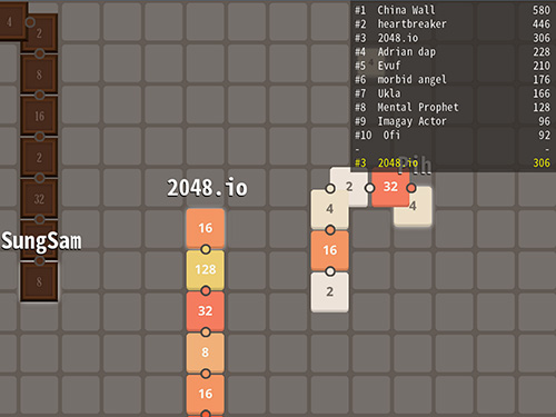 2048.io capture d'écran 1