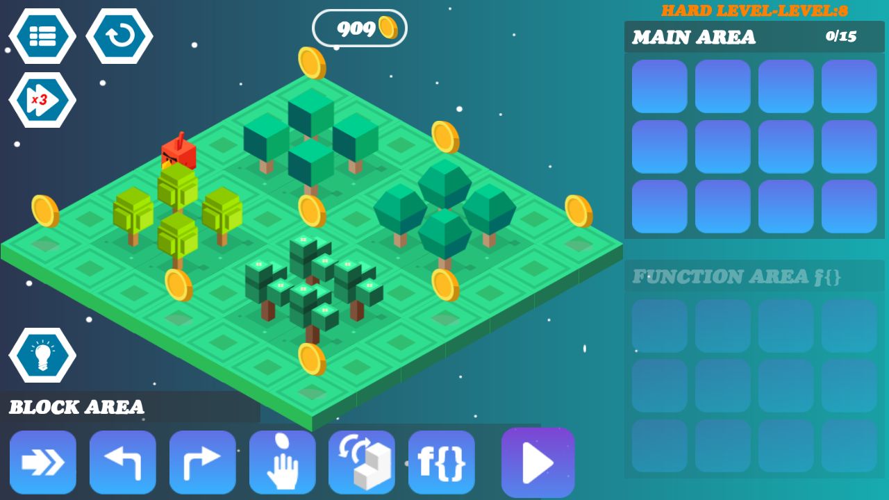 Algorithm City : Coding Game captura de tela 1