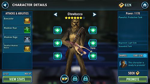Strategy games Star wars: Galaxy of heroes