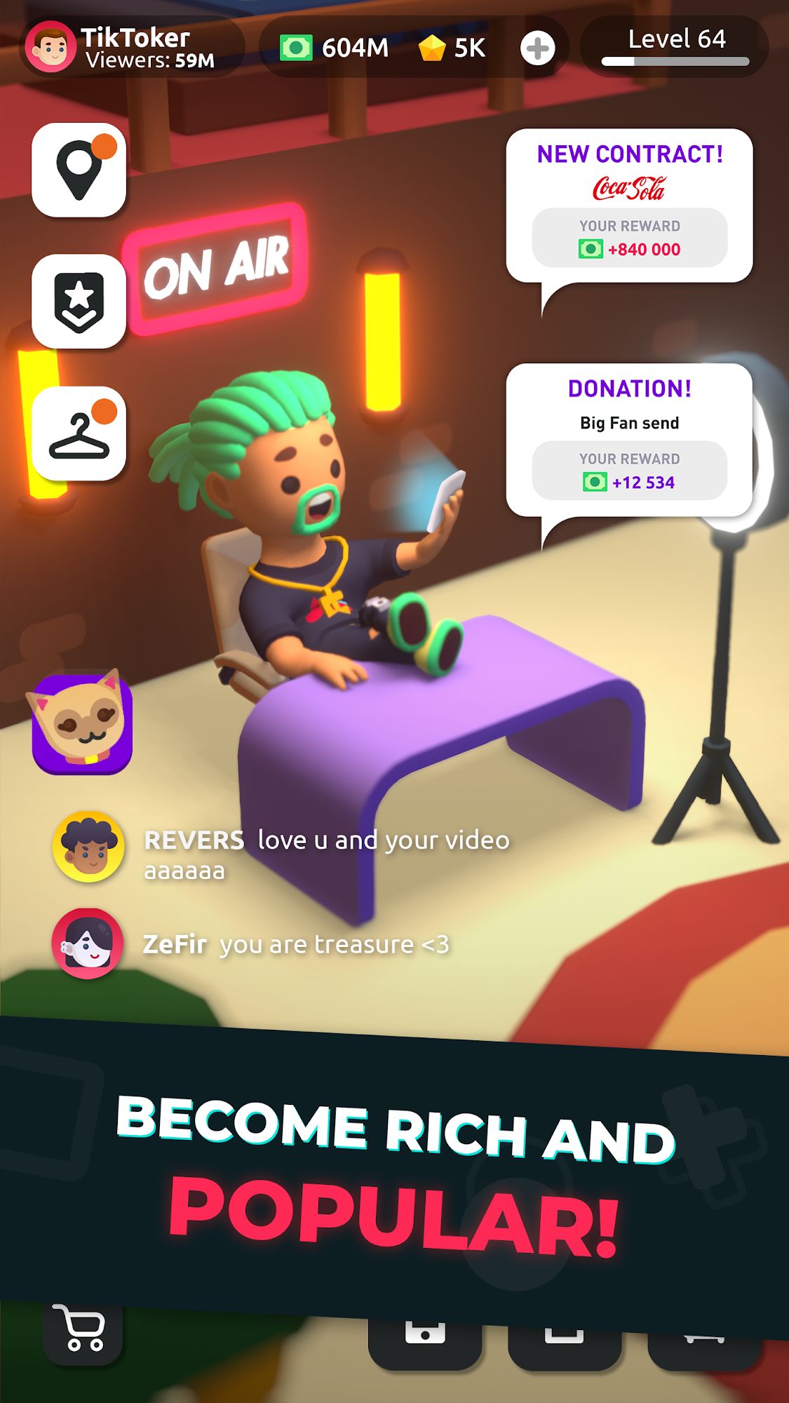 Idle Tiktoker: Get followers and become Tik Tycoon for Android