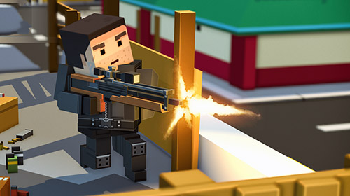 Guns and pixel: 3D strike für Android