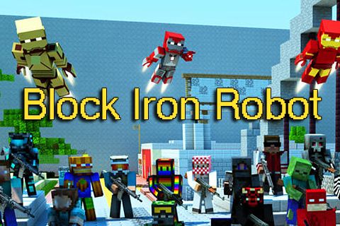 ロゴBlock iron robot