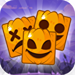 Cube pumpkin icon