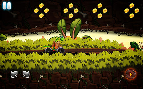 Dino world speed car racing screenshot 1