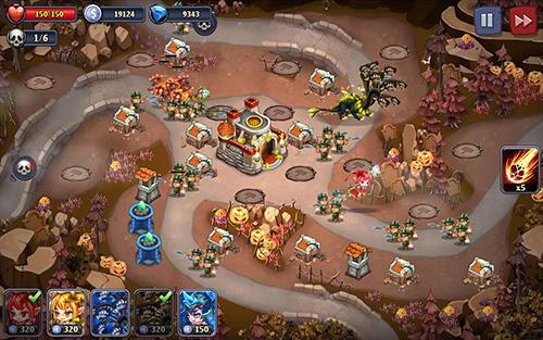 Kingdom defense: Heroes war TD скриншот 1