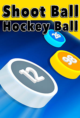 Shoot ball: Hockey ball icon