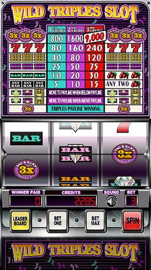 Wild triples slot: Casino para Android