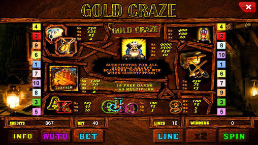 Gold craze: Slot для Android