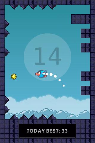 Flapping cage: Avoid spikes screenshot 1
