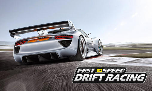 Fast speed drift racing 3D icon