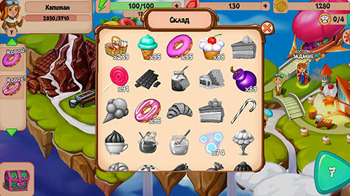 Sky confectioners: 3D puzzle with sweets captura de pantalla 1