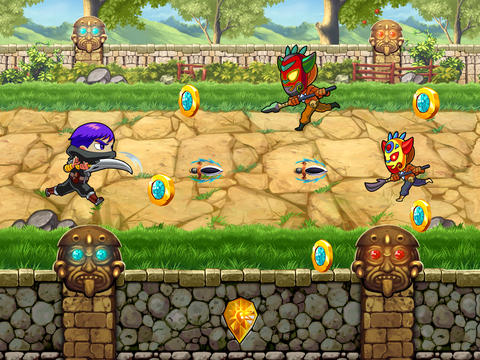 A Clash of Diamond Warrior: Temple Adventure Pro Game for iOS devices