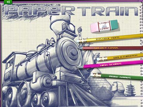 Paper train for iPhone