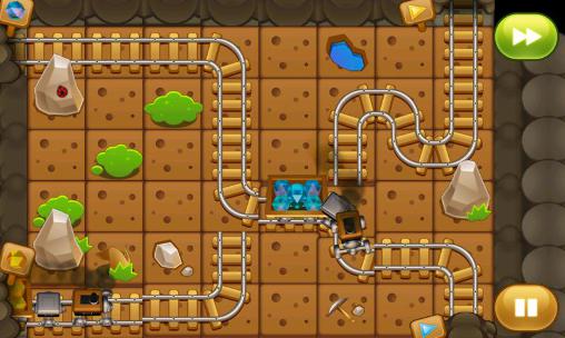 Crazy mining car: Puzzle game captura de pantalla 1
