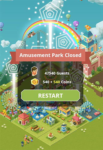 2048 tycoon: Theme park mania屏幕截圖1