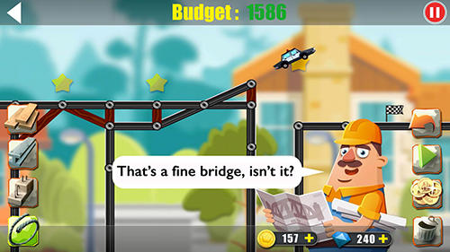 Elite bridge builder: Mobile fun construction game captura de pantalla 1