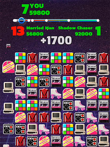 Fight back to the 80's: Match 3 battle royale para Android