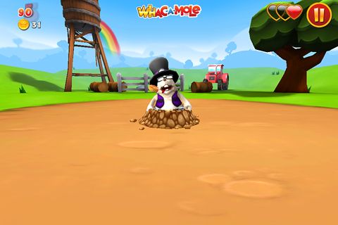 Whac a mole for iOS devices