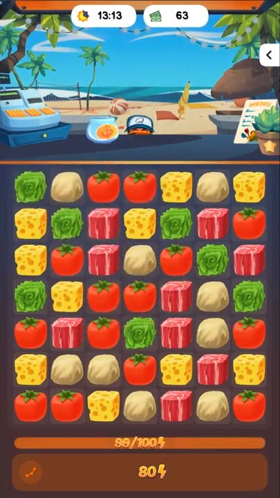Food Frenzy: Puzzle for Android