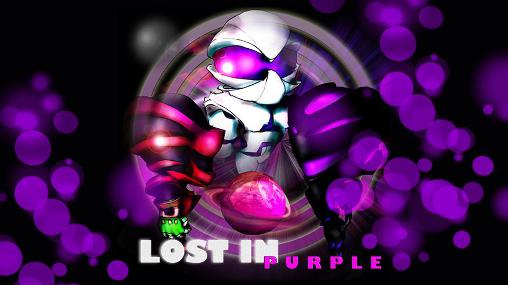 Lost in purple icon