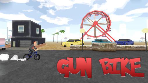 Gun bike icon