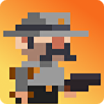 Tiny Wild West: Endless 8-bit pixel bullet hell icône