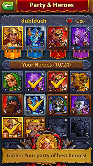 Heroes and puzzles pour Android
