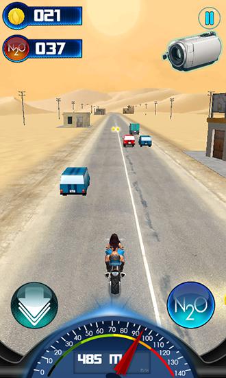 Desert moto racing captura de pantalla 1