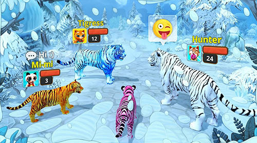 White tiger family sim online capture d'écran 1