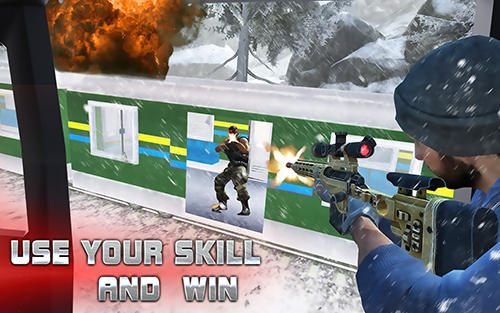 Sniper train war game 2017 pour Android