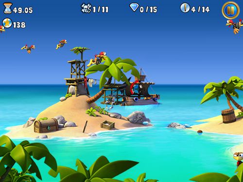 Shooters Crazy chicken pirates: Moorhuhn in English